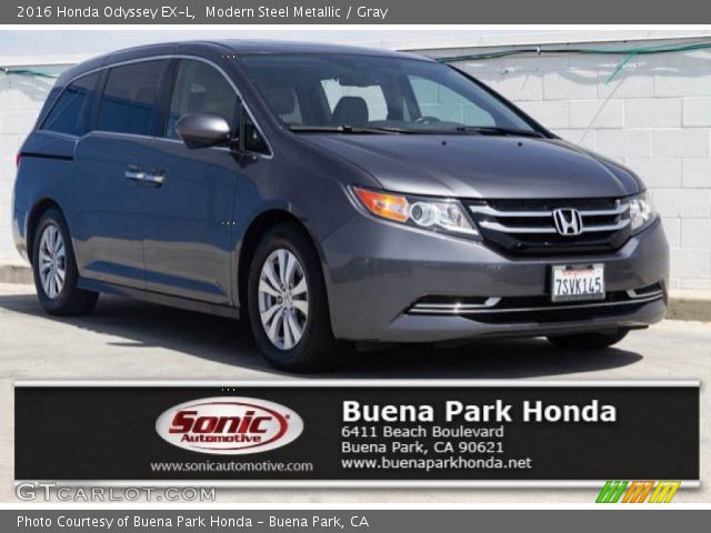 2016 Honda Odyssey EX-L in Modern Steel Metallic