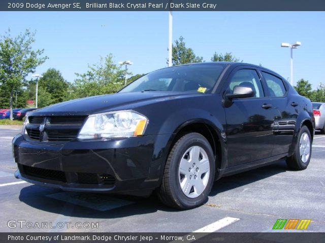 2009 Dodge Avenger SE in Brilliant Black Crystal Pearl