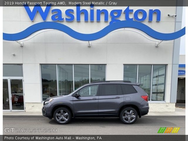 2019 Honda Passport Touring AWD in Modern Steel Metallic