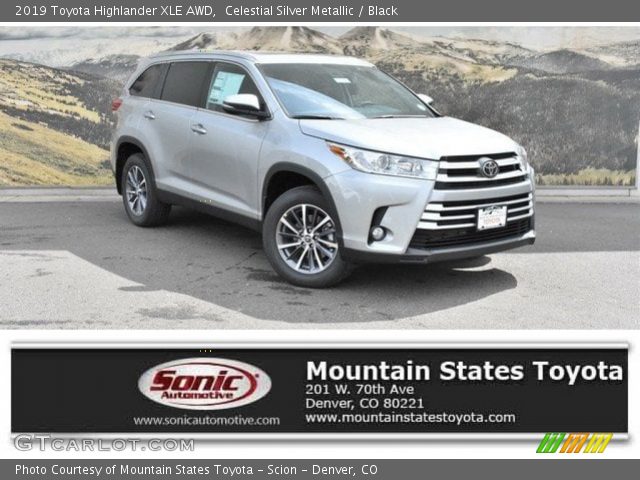 2019 Toyota Highlander XLE AWD in Celestial Silver Metallic
