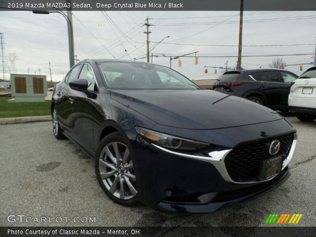 2019 Mazda MAZDA3 Sedan in Deep Crystal Blue Mica