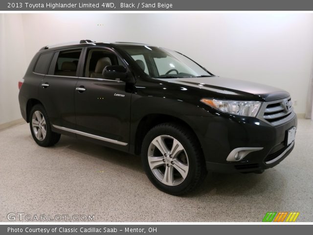 2013 Toyota Highlander Limited 4WD in Black