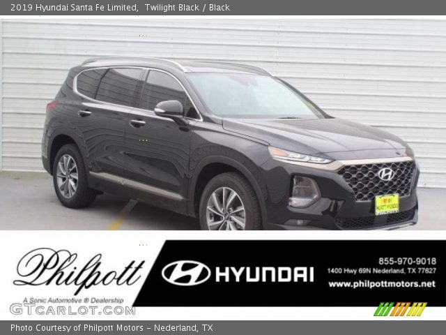 2019 Hyundai Santa Fe Limited in Twilight Black