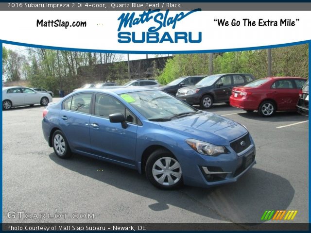 2016 Subaru Impreza 2.0i 4-door in Quartz Blue Pearl