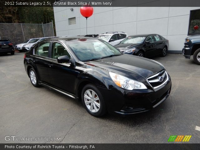 2012 Subaru Legacy 2.5i in Crystal Black Silica