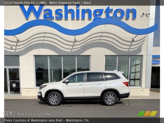 2019 Honda Pilot EX-L AWD in White Diamond Pearl