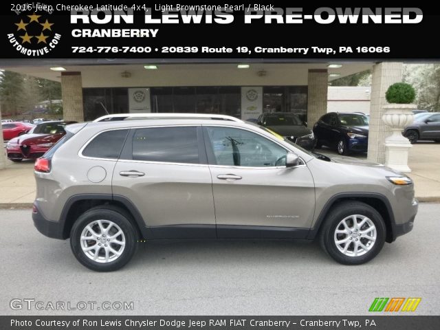 2016 Jeep Cherokee Latitude 4x4 in Light Brownstone Pearl
