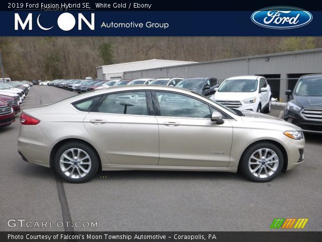2019 Ford Fusion Hybrid SE in White Gold