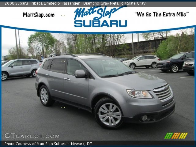 2008 Subaru Tribeca Limited 5 Passenger in Diamond Gray Metallic