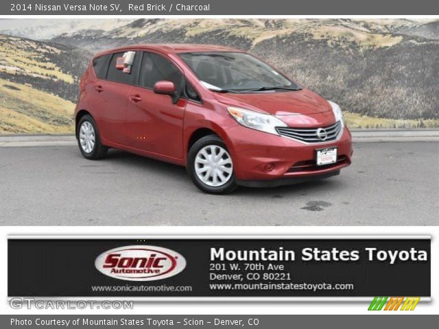 2014 Nissan Versa Note SV in Red Brick