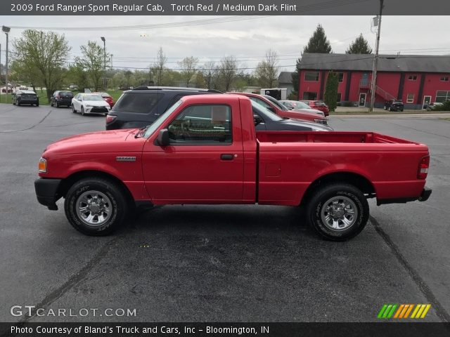 2009 Ford Ranger Sport Regular Cab in Torch Red
