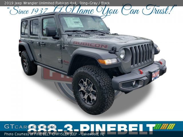 2019 Jeep Wrangler Unlimited Rubicon 4x4 in Sting-Gray