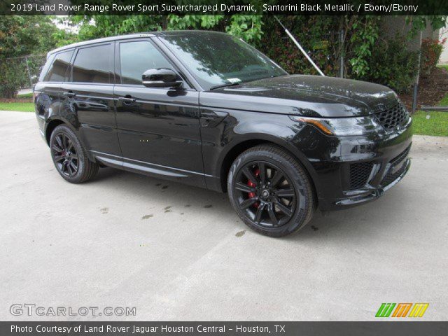 2019 Land Rover Range Rover Sport Supercharged Dynamic in Santorini Black Metallic