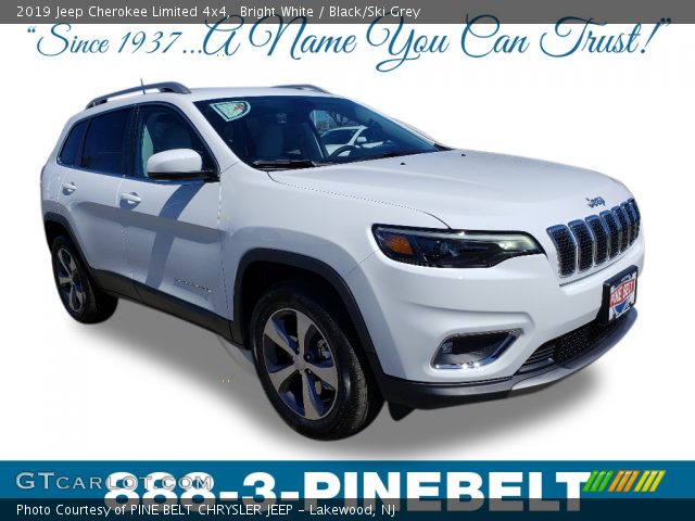 2019 Jeep Cherokee Limited 4x4 in Bright White