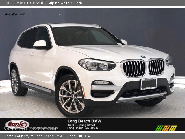 2019 BMW X3 sDrive30i in Alpine White
