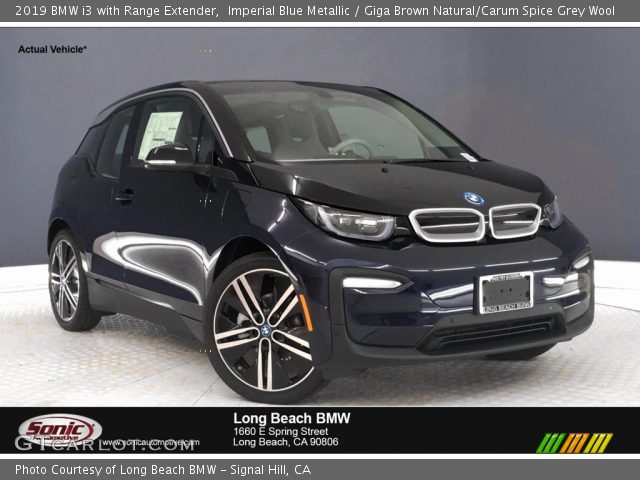 2019 BMW i3 with Range Extender in Imperial Blue Metallic