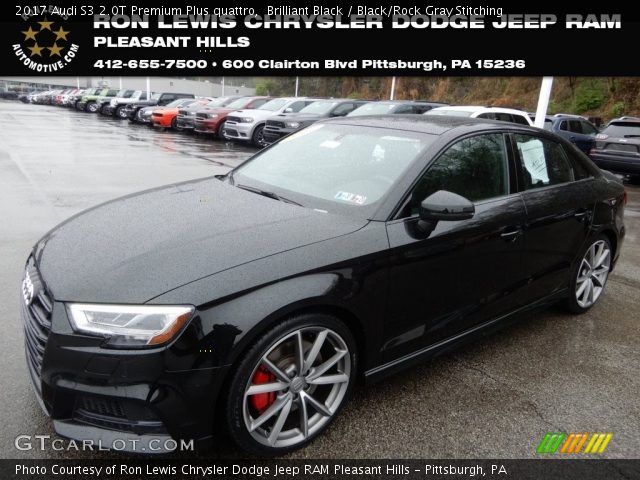 2017 Audi S3 2.0T Premium Plus quattro in Brilliant Black