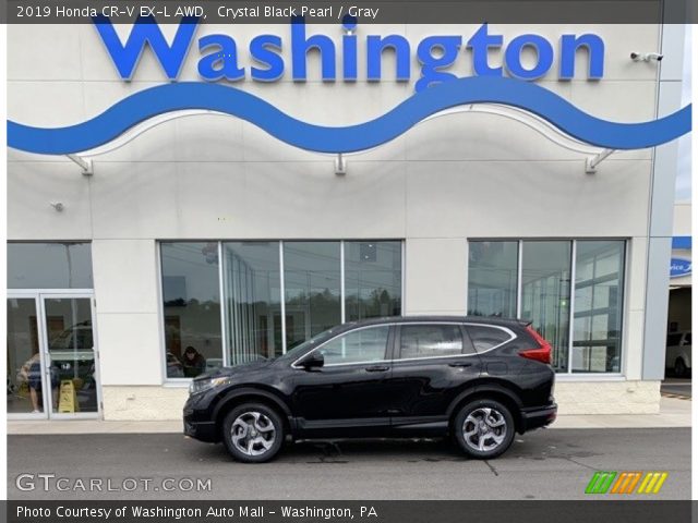 2019 Honda CR-V EX-L AWD in Crystal Black Pearl