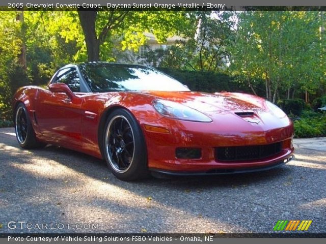 2005 Chevrolet Corvette Coupe in Daytona Sunset Orange Metallic