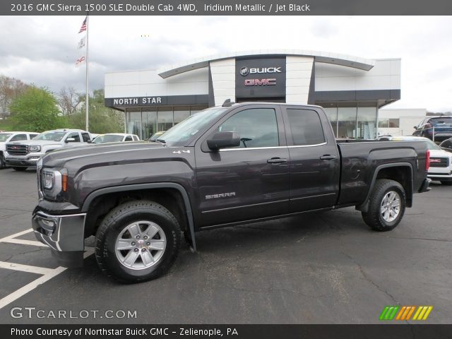 2016 GMC Sierra 1500 SLE Double Cab 4WD in Iridium Metallic