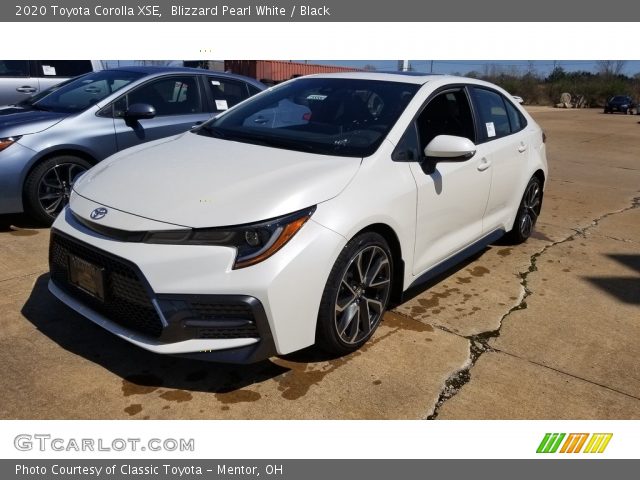 2020 Toyota Corolla XSE in Blizzard Pearl White