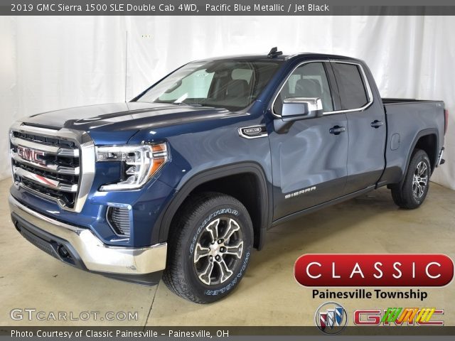 2019 GMC Sierra 1500 SLE Double Cab 4WD in Pacific Blue Metallic