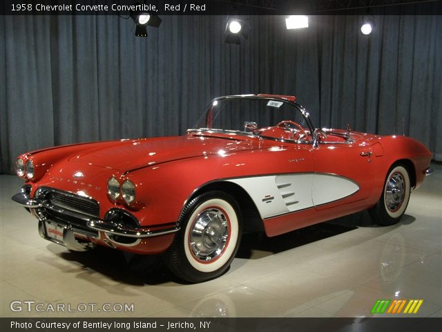 1958 Chevrolet Corvette Convertible in Red