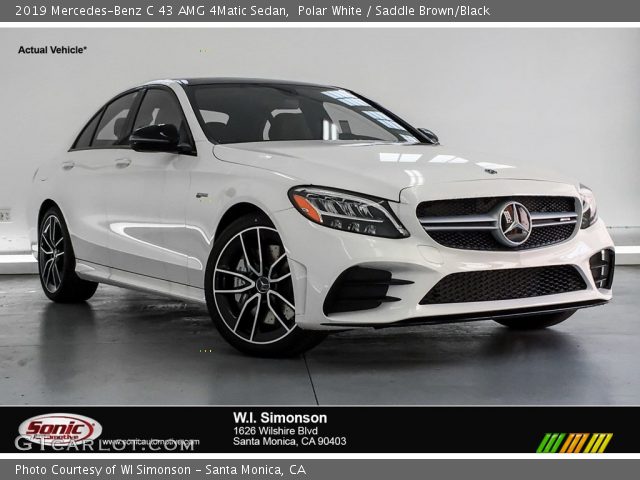 2019 Mercedes-Benz C 43 AMG 4Matic Sedan in Polar White