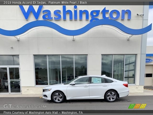 2019 Honda Accord EX Sedan in Platinum White Pearl