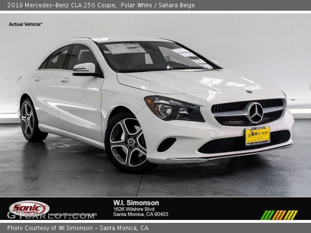 2019 Mercedes-Benz CLA 250 Coupe in Polar White