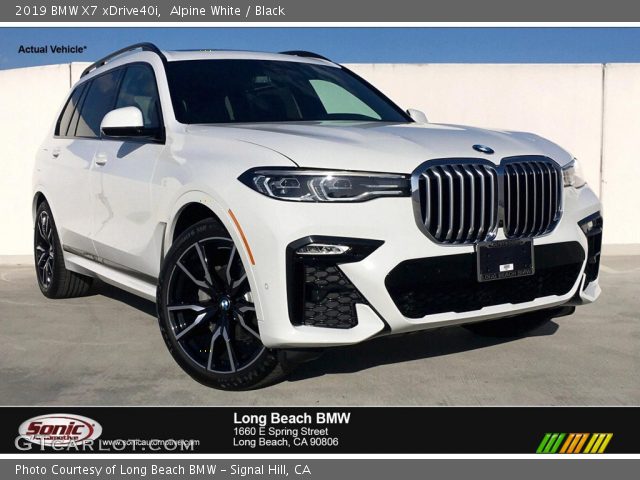 2019 BMW X7 xDrive40i in Alpine White