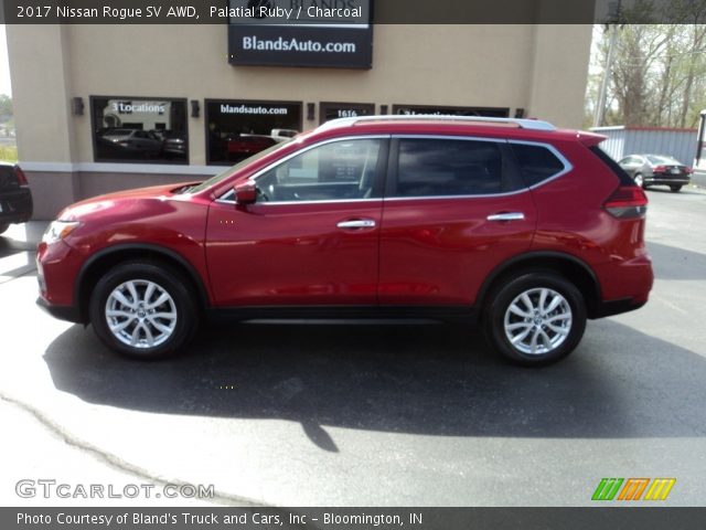 2017 Nissan Rogue SV AWD in Palatial Ruby