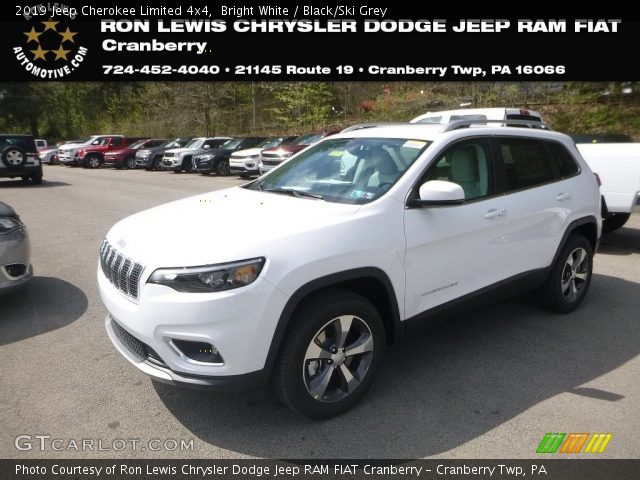 2019 Jeep Cherokee Limited 4x4 in Bright White