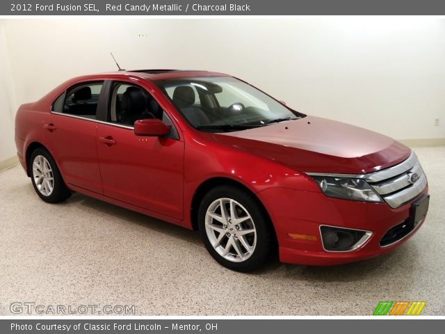 2012 Ford Fusion SEL in Red Candy Metallic