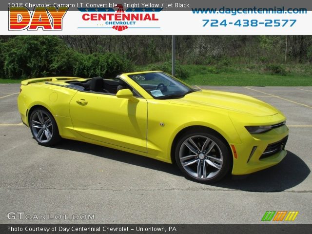 2018 Chevrolet Camaro LT Convertible in Bright Yellow