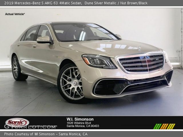 2019 Mercedes-Benz S AMG 63 4Matic Sedan in Dune Silver Metallic