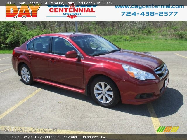 2011 Subaru Legacy 2.5i Premium in Ruby Red Pearl