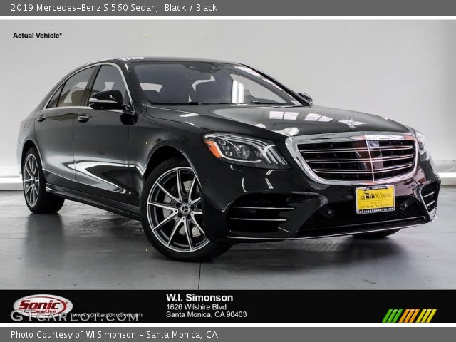 2019 Mercedes-Benz S 560 Sedan in Black
