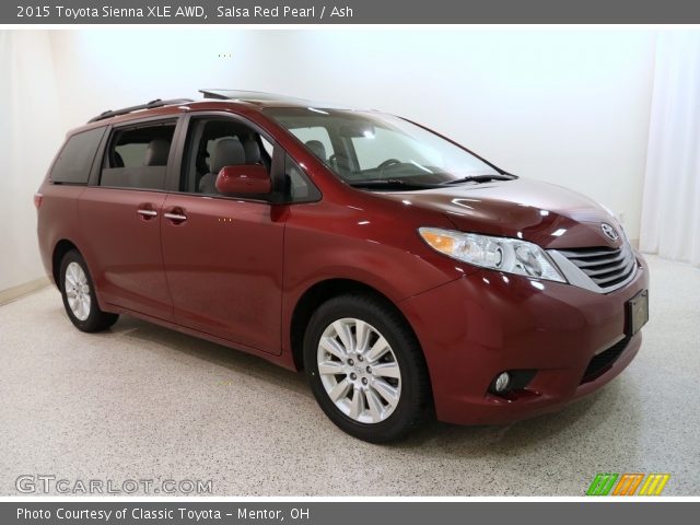 2015 Toyota Sienna XLE AWD in Salsa Red Pearl