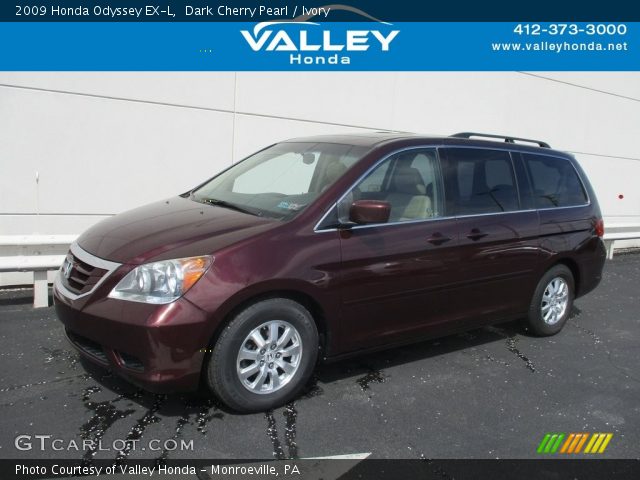 2009 Honda Odyssey EX-L in Dark Cherry Pearl