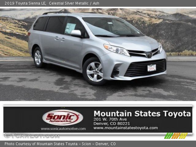 2019 Toyota Sienna LE in Celestial Silver Metallic