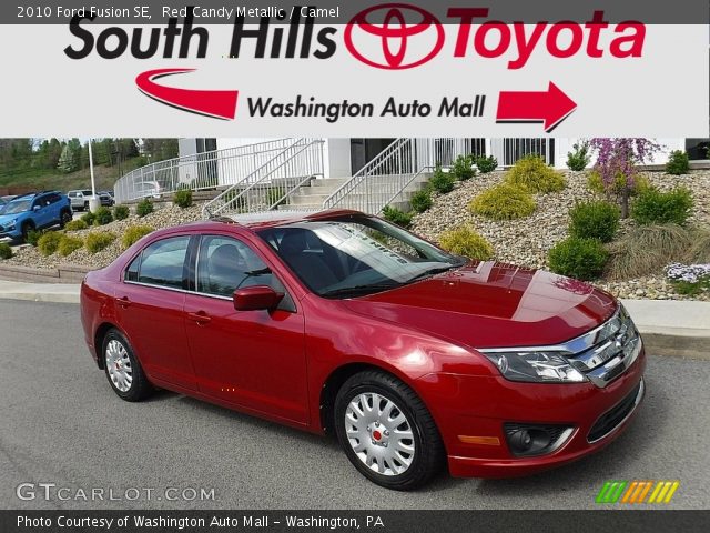 2010 Ford Fusion SE in Red Candy Metallic