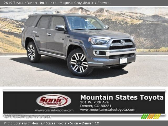 2019 Toyota 4Runner Limited 4x4 in Magnetic Gray Metallic