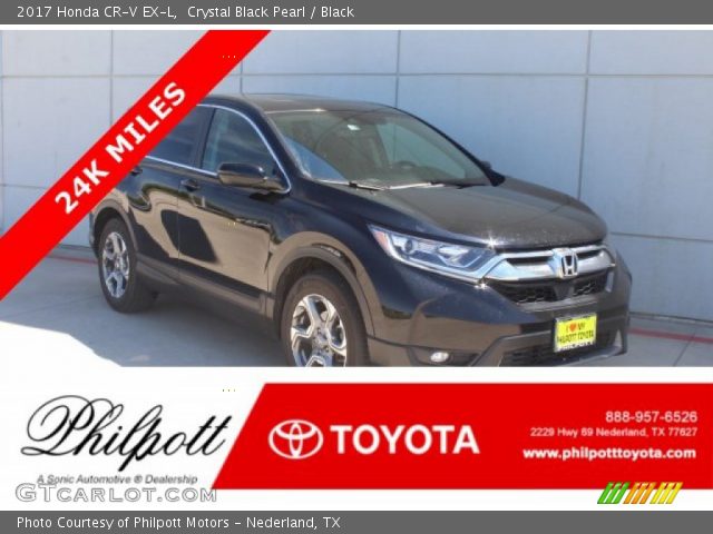 2017 Honda CR-V EX-L in Crystal Black Pearl