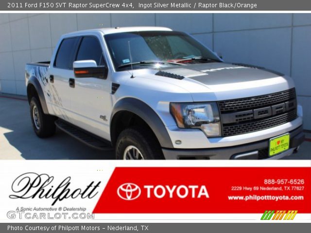 2011 Ford F150 SVT Raptor SuperCrew 4x4 in Ingot Silver Metallic