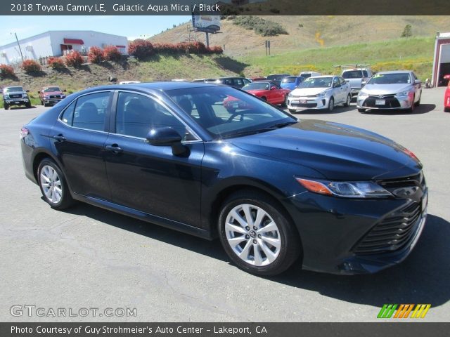 2018 Toyota Camry LE in Galactic Aqua Mica