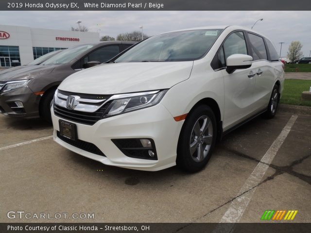 2019 Honda Odyssey EX in White Diamond Pearl