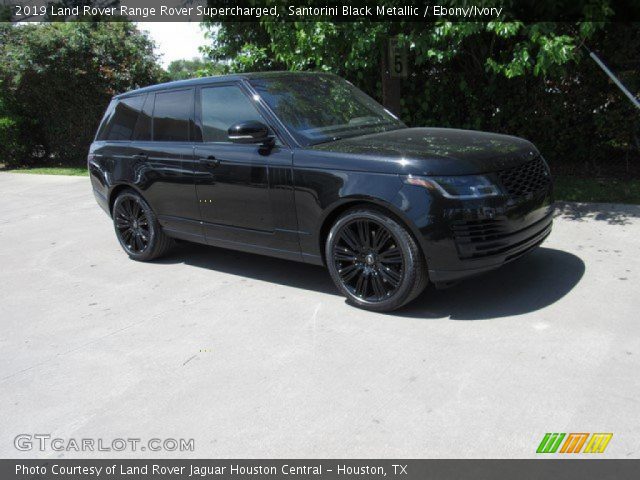 2019 Land Rover Range Rover Supercharged in Santorini Black Metallic