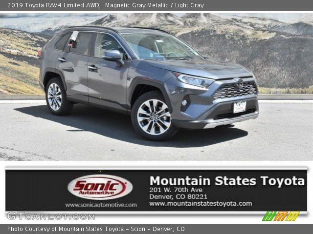 2019 Toyota RAV4 Limited AWD in Magnetic Gray Metallic