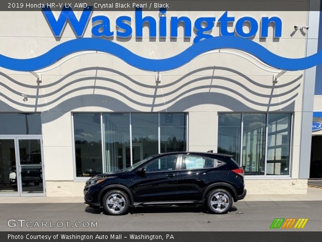2019 Honda HR-V LX AWD in Crystal Black Pearl
